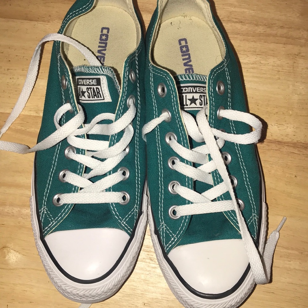 Jungle green converses